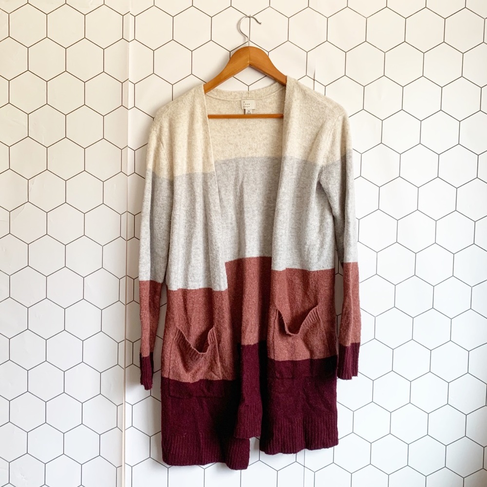 A New Day colorblock cardigan